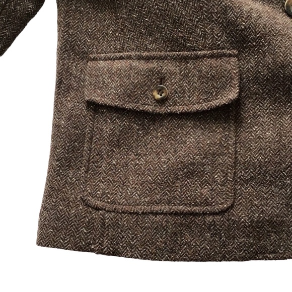 L.L. Bean Wool Silk Blend Brown Blazer, size M - Picture 5 of 13